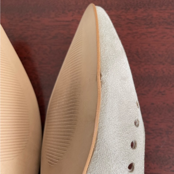 Sacha London Cream Ivory Women’s Flats Genuine Leather Made in Spain - Picture 7 of 7